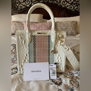 SOLD! Brahmin Caroline Milk Belmar